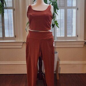 Burnt Orange Athletic Set